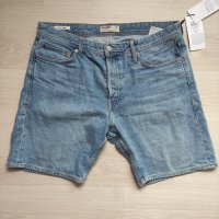 Мъжки къси дънки Jack&Jones размер L, снимка 2 - Къси панталони - 41078914