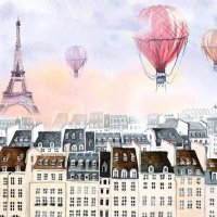 Пъзел 300 части "Балони над Париж" , снимка 1 - Игри и пъзели - 38720340