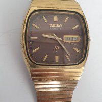 Мъжки кварцов часовник SEIKO SQ 7123-5010 DAY/DATE, снимка 3 - Антикварни и старинни предмети - 41905260