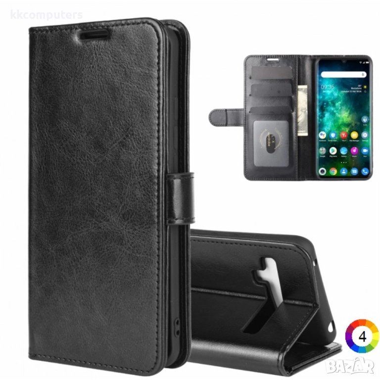 TCL 10 Pro R64 Wallet Калъф и Протектор, снимка 1
