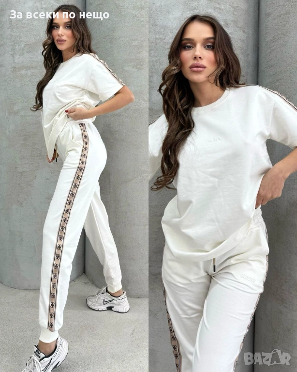 Black Weekend💯✅🖤Guess Дамски Спортен Комплект Тениска И Долнище Код A1210, снимка 1