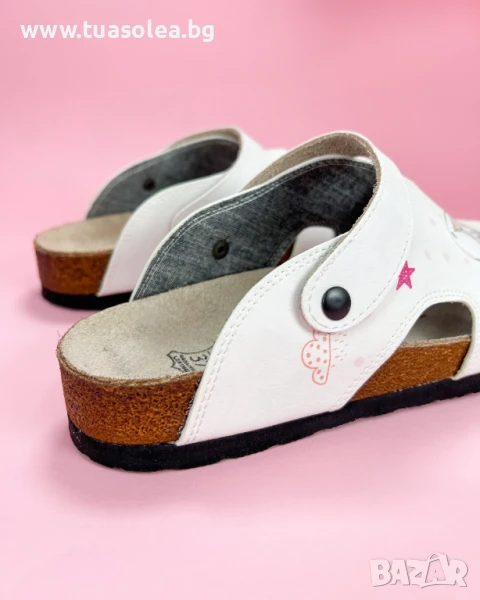 🥁 Намаление - Ортопедични сандали със стелка от естествен велур | Марка Tuasolea, снимка 1