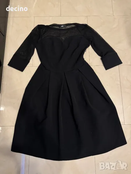 Нова черна рокля S размер, снимка 1