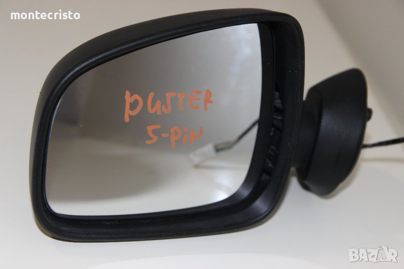 Ляво електрическо огледало Dacia Duster (2012-2017г.) 5 пина / 6001549680 Черно Черен, снимка 1