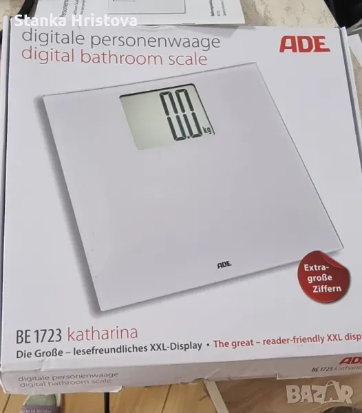 Електронен кантар ADE., снимка 1