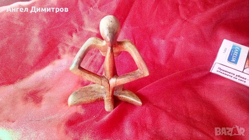 Страхотна ръчна дърворезба фигура , снимка 1