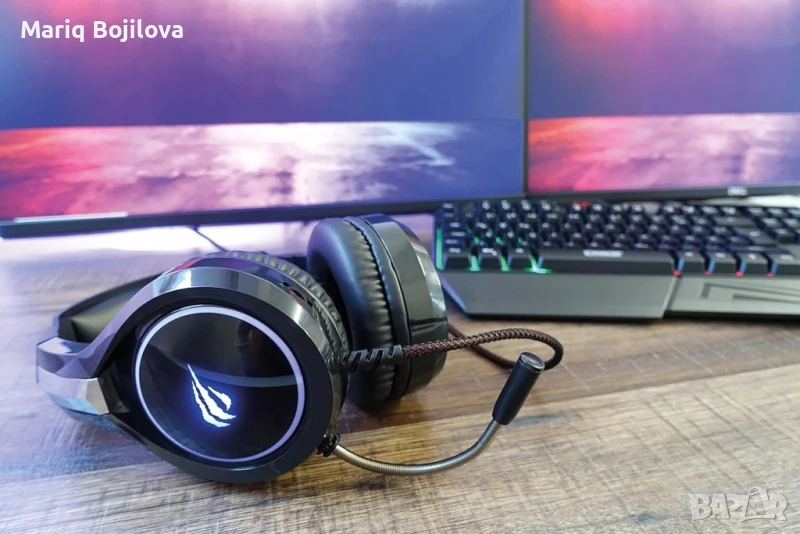 Геймърски слушалки с микрофон Schwaiger GH50, снимка 1