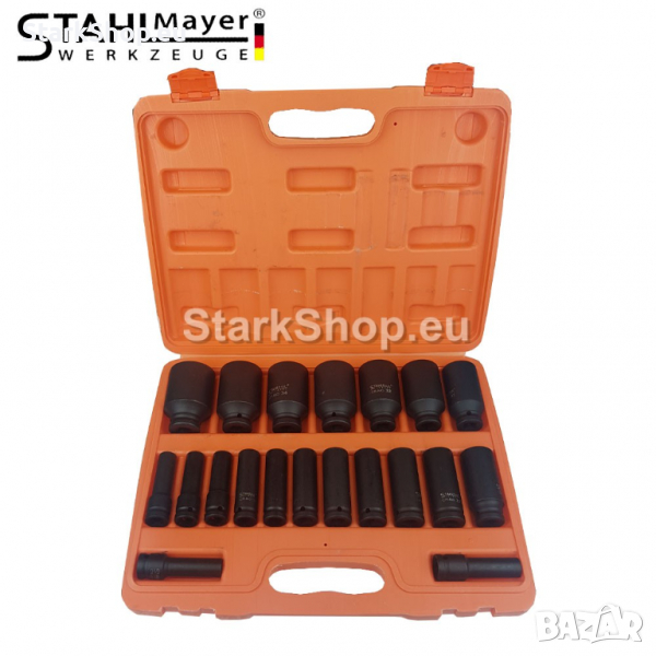 Комплект немски ударни вложки 20 части Stahlmayer, снимка 1