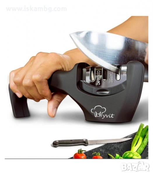 КОМБИНИРАНО ТРОЙНО ТОЧИЛО ЗА НОЖОВЕ - код 3-в-1, снимка 1