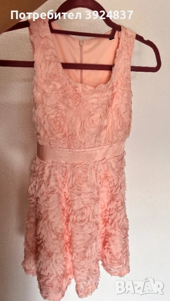Розова детска рокля, снимка 1