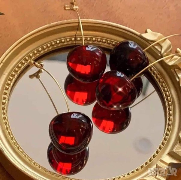 Обеци черешки нови, снимка 1