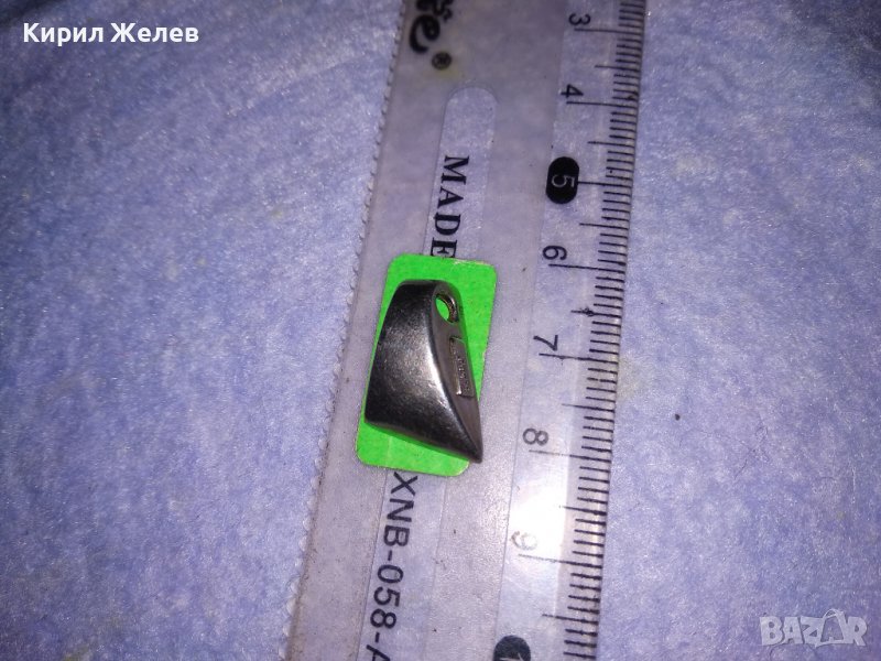 UNITED COLORS OF BENETTON СРЕБРО 925 Марков СРЕБЪРЕН ДИЗАЙНЕРСКИ МЕДАЛЬОН 25929, снимка 1