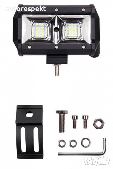 Диоден фар 54W за офроуд джип ATV Диоден халоген LED фар , снимка 1