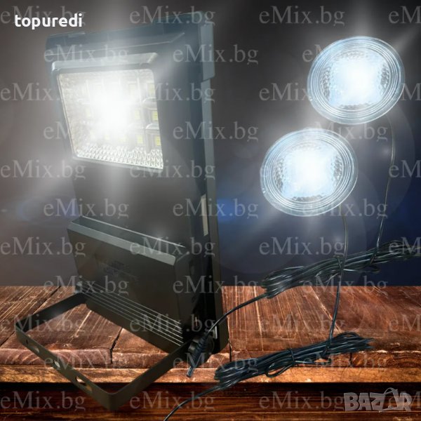 СОЛАРЕН ПРОЖЕКТОР СЪС СТОЙКА И ЛАМПИЧКИ GD-07A, снимка 1