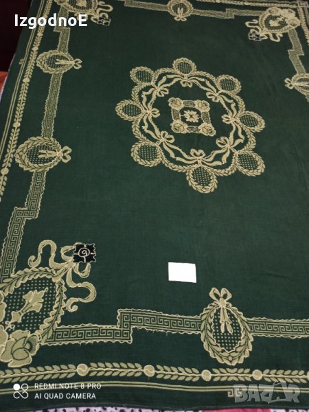 Много стара неупотребявана памучна покривка за легло, снимка 1