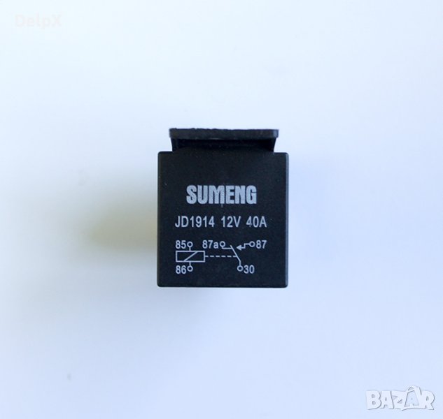 Реле JD1914 12VDC 40A 1 контактна група 14V, снимка 1