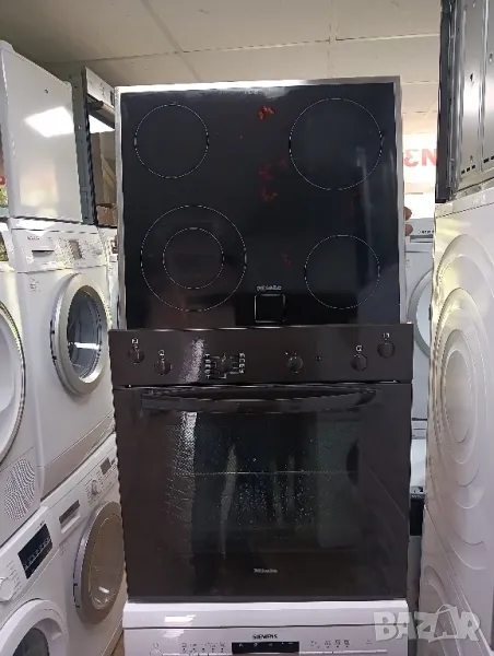 Кафява печка за вграждане Миеле Miele с две години гаранция!, снимка 1