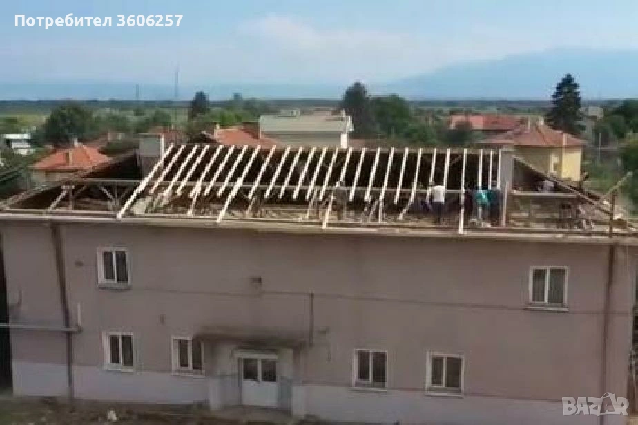 Строителна фирма за ремонт на покрив Хидроизолация навеси Градински къщи , снимка 1