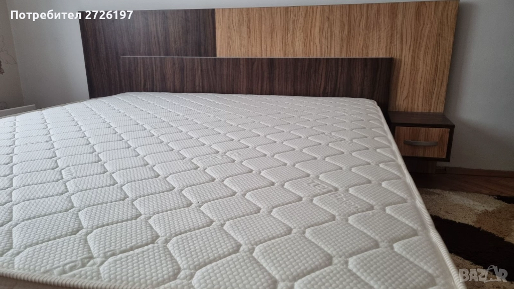 Нов матрак с 5г. Гаранция в комплект с масивна спалня 164/200, снимка 1