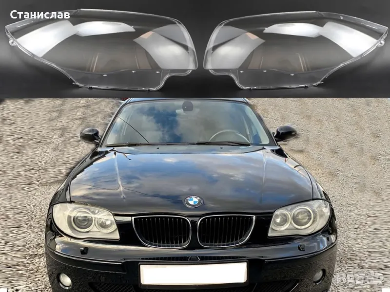 Стъкла (капаци) за фарове за BMW 1 E87, снимка 1