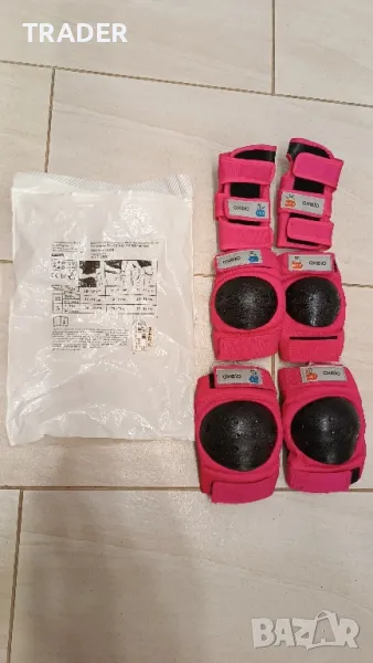 комплект детски протектори наколенки налакътници PLAY 3Х2 за ролери скейт тротинетка, снимка 1