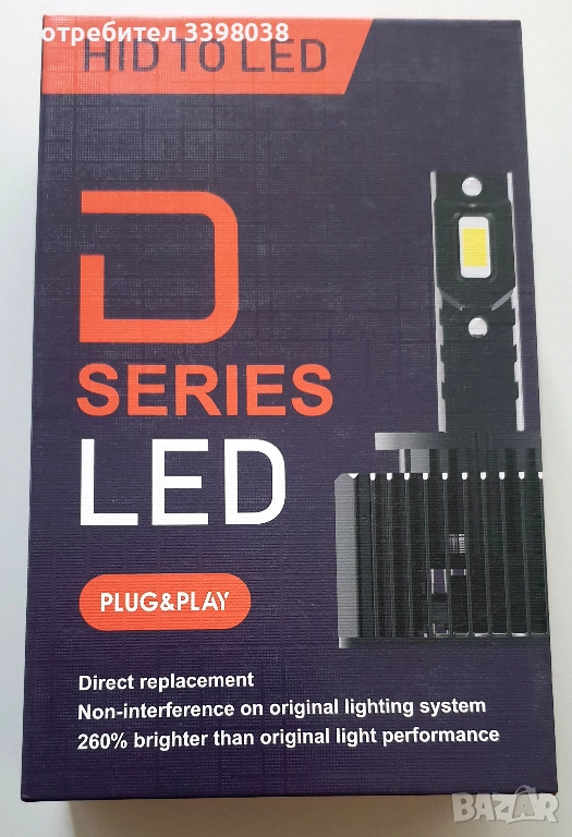 LED D1S/R крушки M-TECH - CANBUS , снимка 1