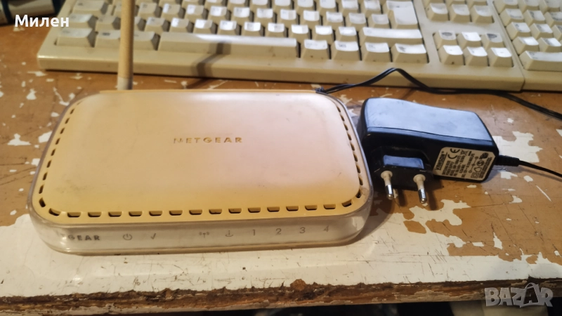 Безжичен WiFi рутер 54mbps Netgear, снимка 1