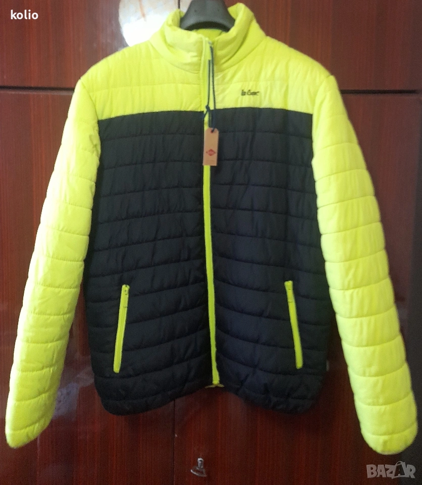 зимно яке Lee Cooper оригинал висок клас XL жълто черно, снимка 1