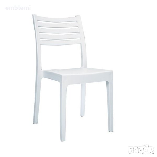 Стол трапезен градински OLIMPIA Бял, снимка 1