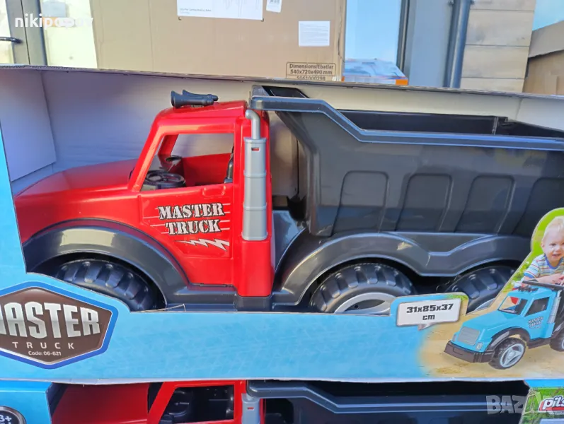 PILSAN Детски камион MASTER червен, снимка 1