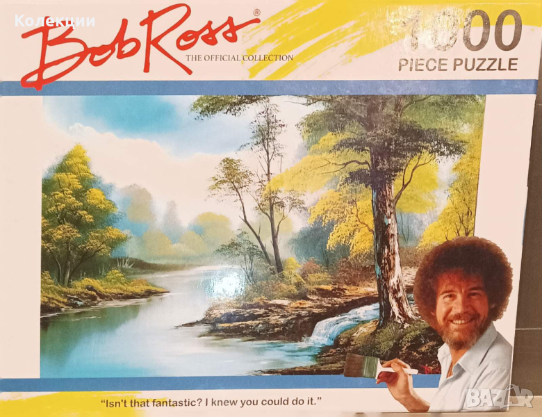 1000 PCS Bob Ross пъзел, снимка 1