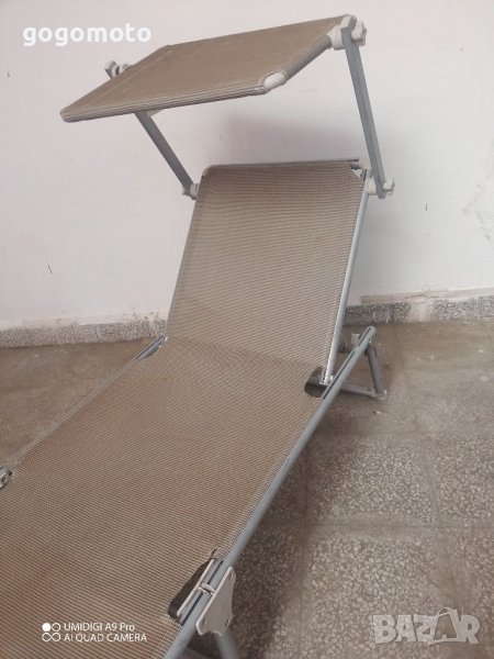 Шезлонг, сгъваемо легло туристическо, алуминиево , снимка 1