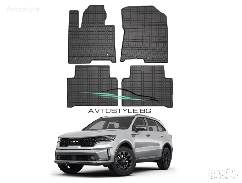Гумени стелки за KIA Sorento след 2020 г., Frogum - El Toro, снимка 1