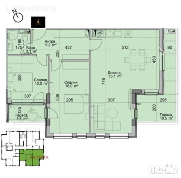 3-стаен! Модерно предградие!, снимка 1