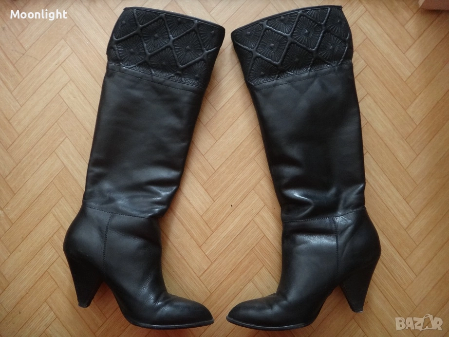 Ботуши B. Makowsky естествена кожа на ток, номер 37, снимка 1