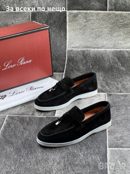 Loro Piana Дамски Черни Ежедневни Обувки Естествена Кожа🥿Дамски Мокасини Лоро Пиана Код E551, снимка 1