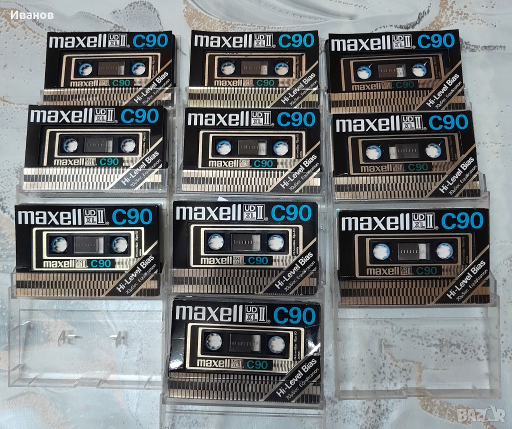 MAXELL / Златен / - 90 мин. - хром, снимка 1