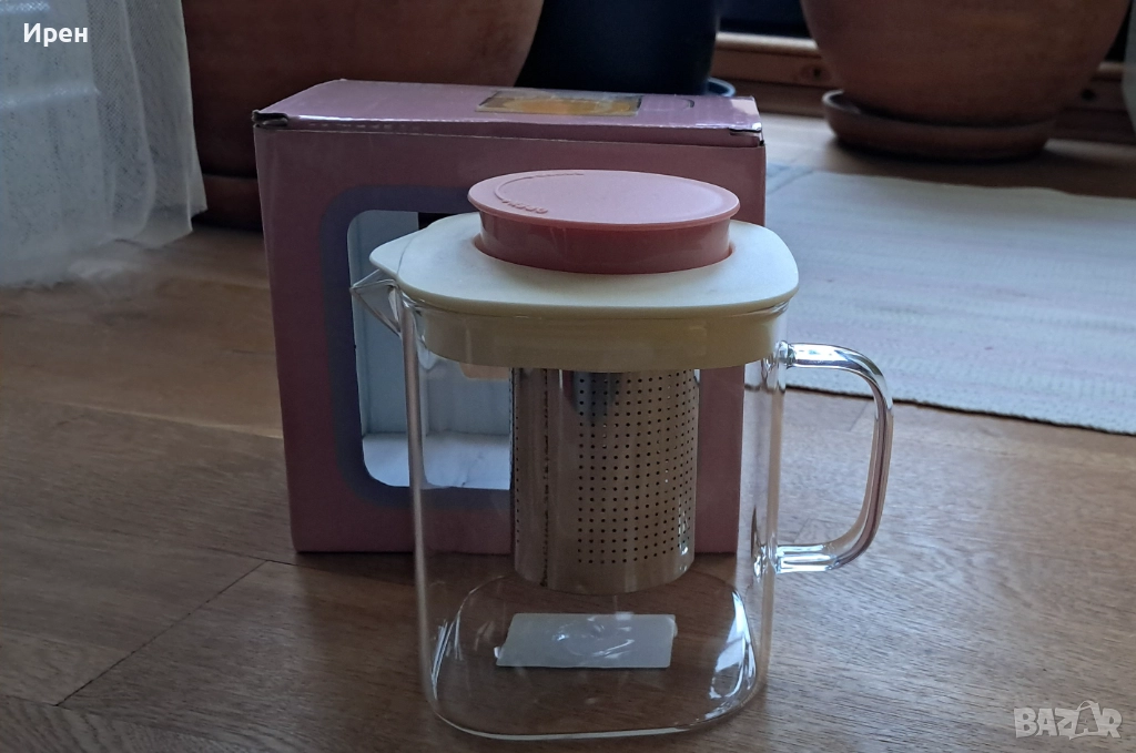 Кана за чай с филтър, снимка 1