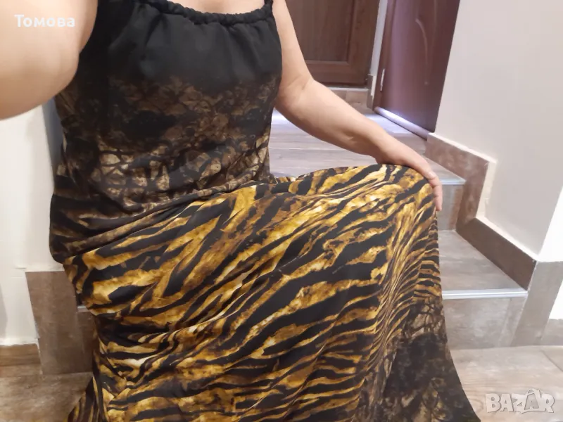 Дълга елегантна рокля roberto cavalli - № ХЛ, снимка 1