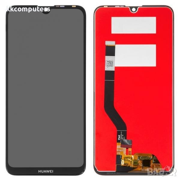 LCD Дисплей за Huawei Y7 (2019) / Y7 Pro / Y7 Prime (2019) + тъч скрийн / Черен / Оригинал Service P, снимка 1