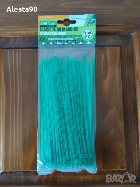 Кабелни превръзки 2.5x150 - зелени, снимка 1