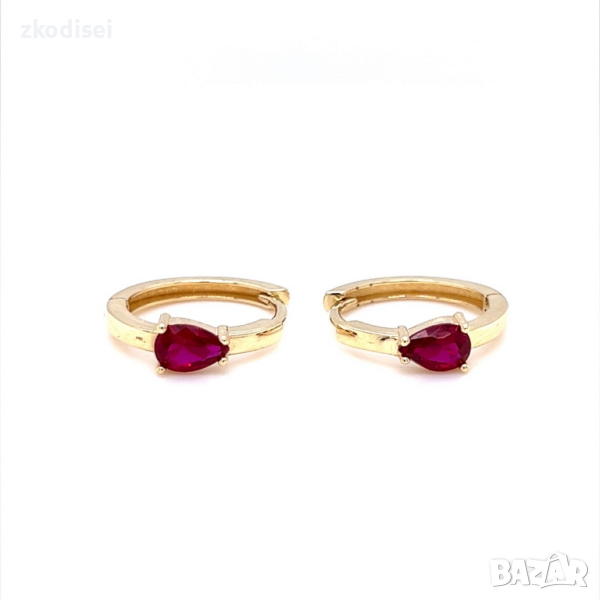 Златни обеци 2,23гр. 14кр. проба:585 модел:21964-5, снимка 1