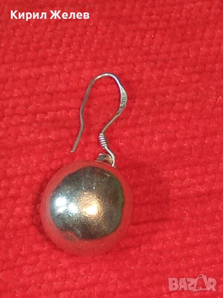 СТАРА СРЕБЪРНА КЛАСИЧЕСКИ РЕТРО СТИЛ ОБЕЦА ТОПЧЕ СРЕБРО 925 РЪЧНА ИЗРАБОТКА 22174, снимка 1