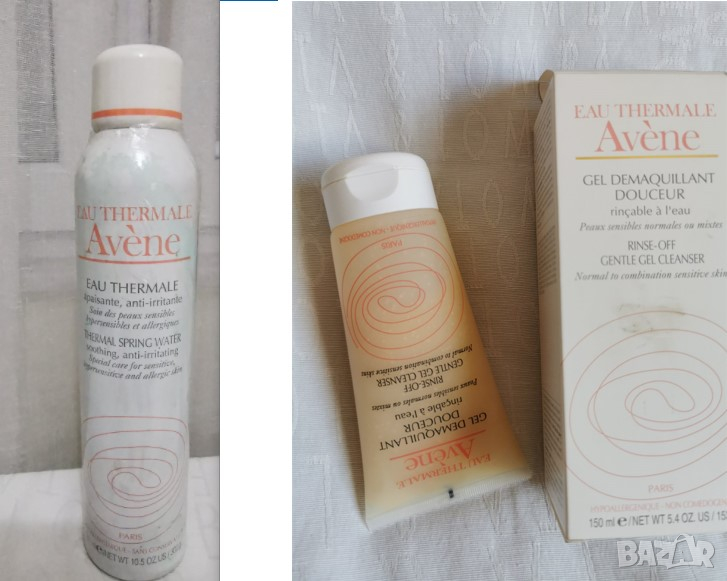 Френски гел на Avene и Спрей и вода Avene, снимка 1