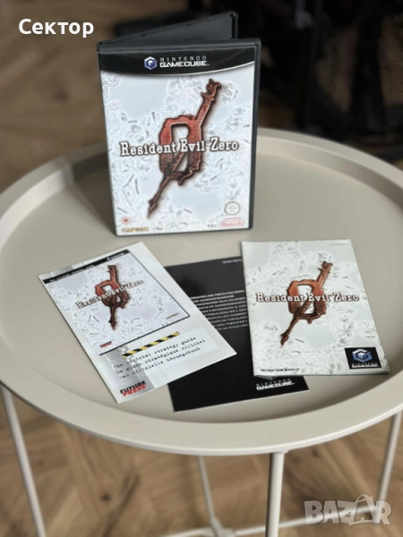 Resident Evil Zero Nintendo Gamecube Pal Кутия и книжки, снимка 1