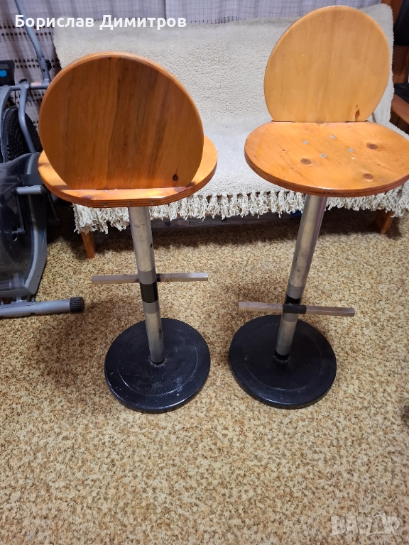 Продавам два броя бар столчета, снимка 1