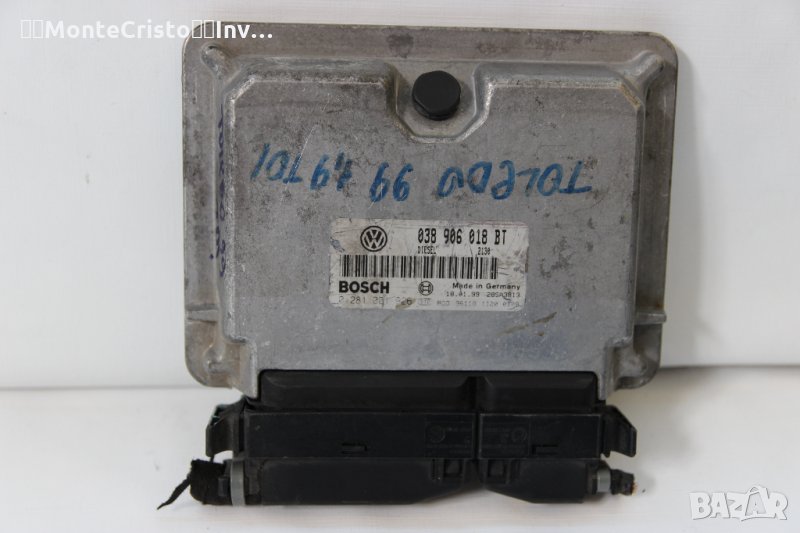 Моторен компютър Seat Toledo (1999-2004г.) 038 906 018 BT / 038906018BT / 0 281 001 926 / 0281001926, снимка 1