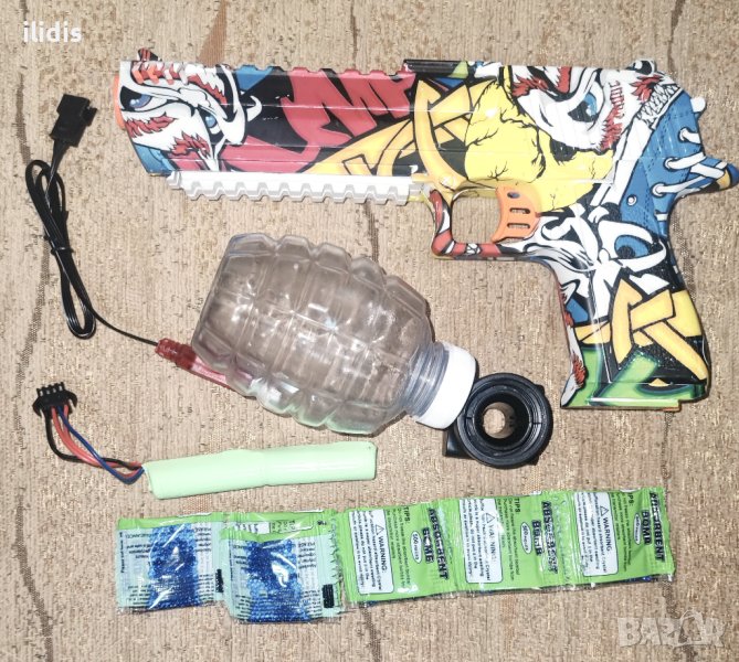 Пейнтбол пистолет Desert Eagle M1911gel Blaster gun. Paintb, снимка 1