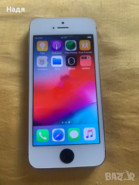 I Phone 5S -16GB ,зарядно,модел:А1457,не е заключен, снимка 1