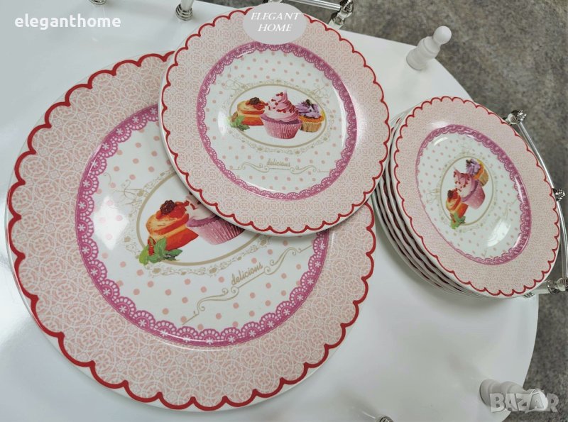 Порцеланов сервиз от 7 части, снимка 1